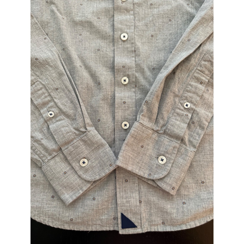 UNTUCKit Slim Fit Button Down Shirt Womens XS (0-2) Gray Business Casual Career - Picture 8 of 13